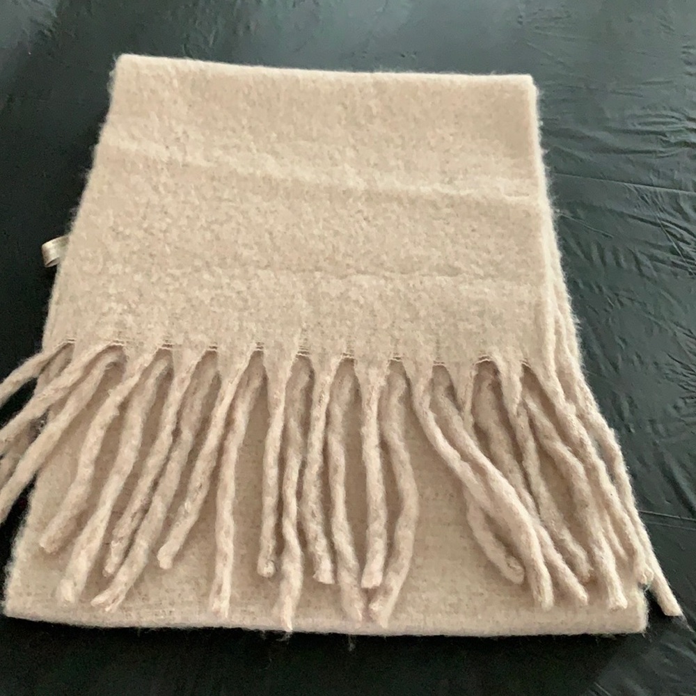 Stella Sky Pink Fringed Scarf.